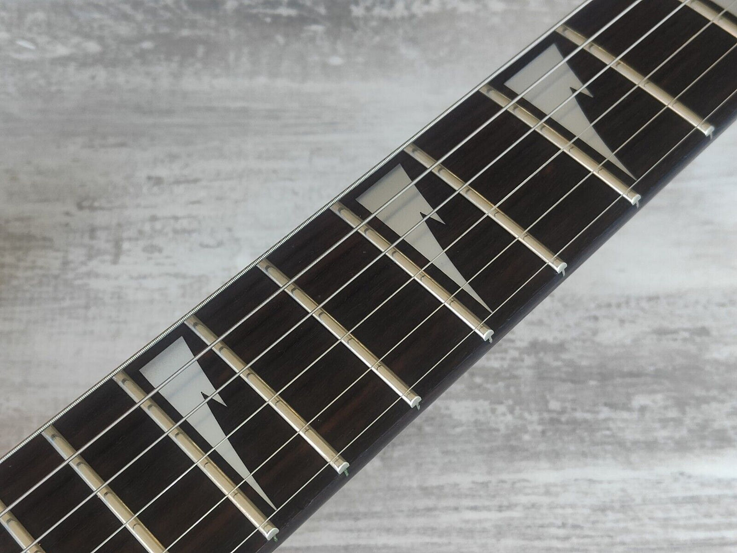 1980's Ibanez Japan RG-575 Reverse Headstock Superstrat (Five Alarm Red)