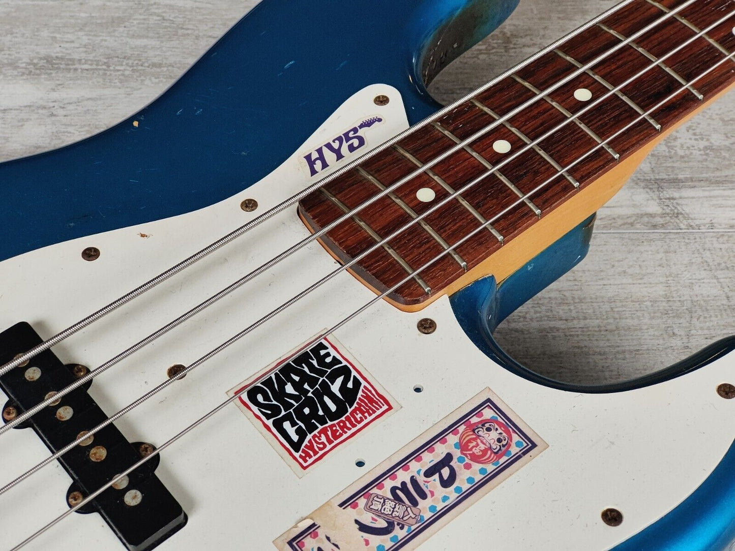 1993 Fender Japan Jazz Bass Standard (Lake Placid Blue)