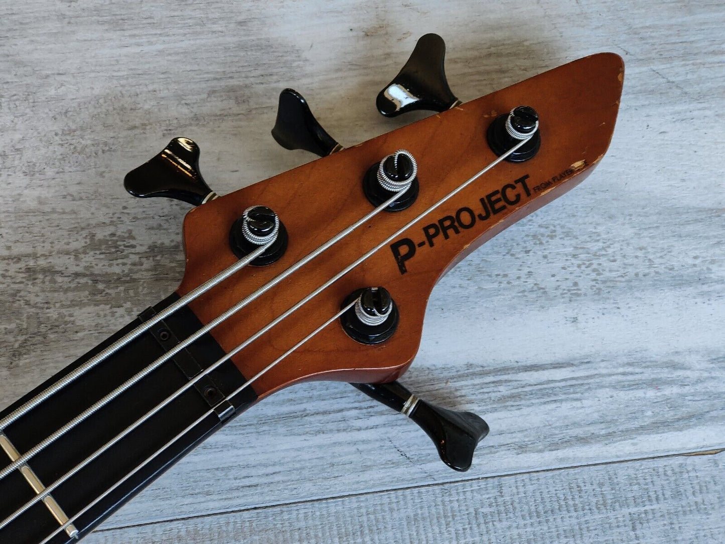 1980's P-Project (by Fernandes Japan) PUM-4 PJ Bass (Dark Brown)