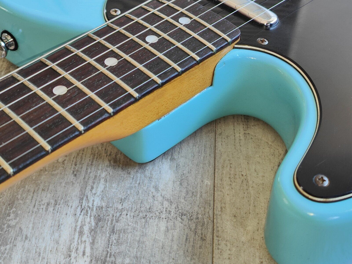 1986 Fender Japan TL72-55 LH '72 Reissue Left Handed Telecaster (Daphne Blue)