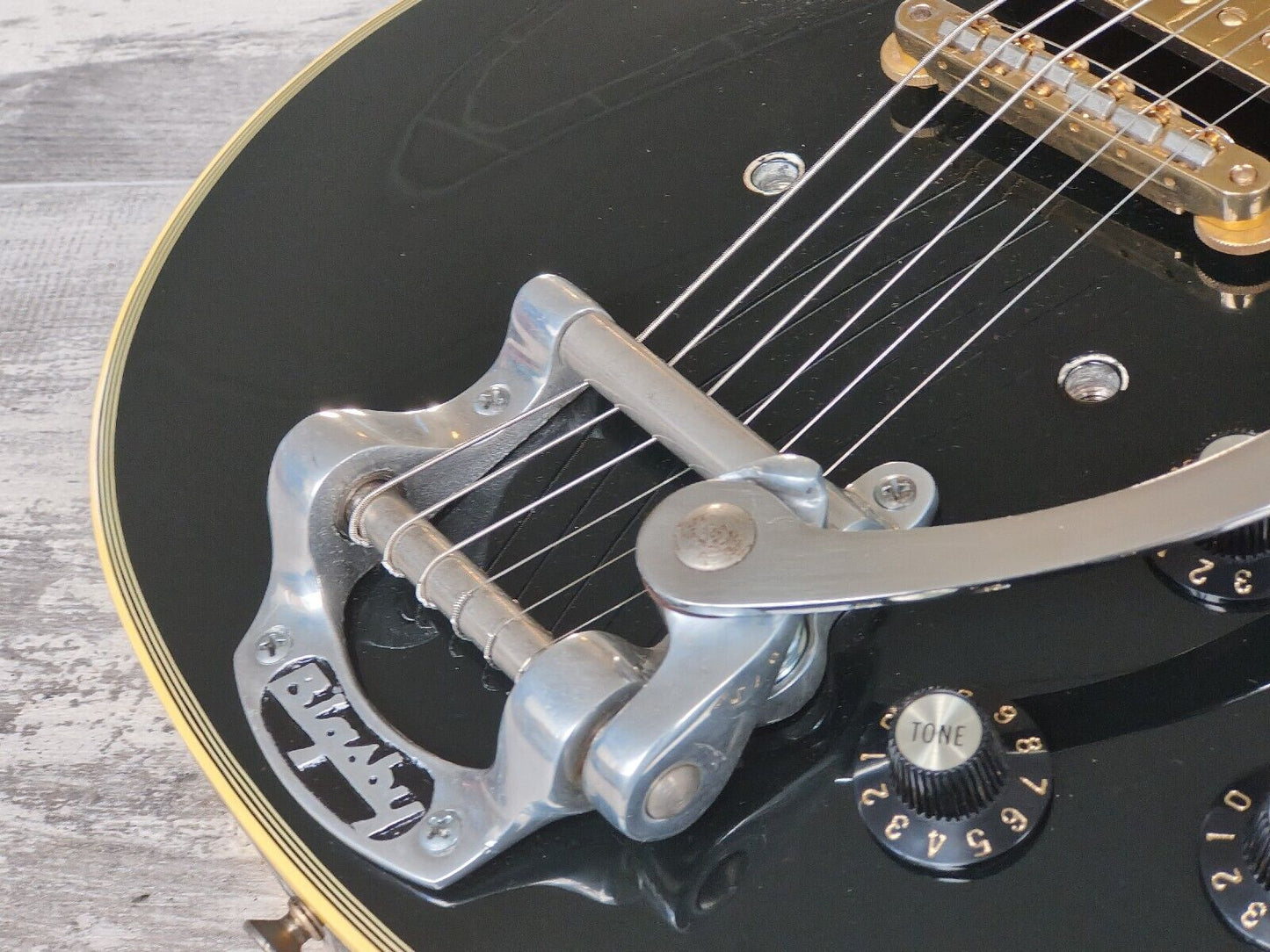 1990 Greco Japan EGC Les Paul Custom w/"Soft V" Neck Profile (Ebony)