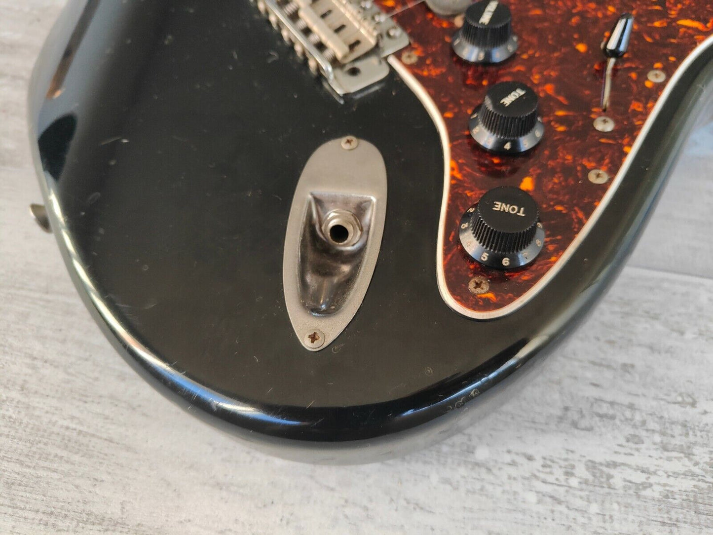 1980's Bill Lawrence (by Morris Japan) Challenger '57 Style Stratocaster (Black)