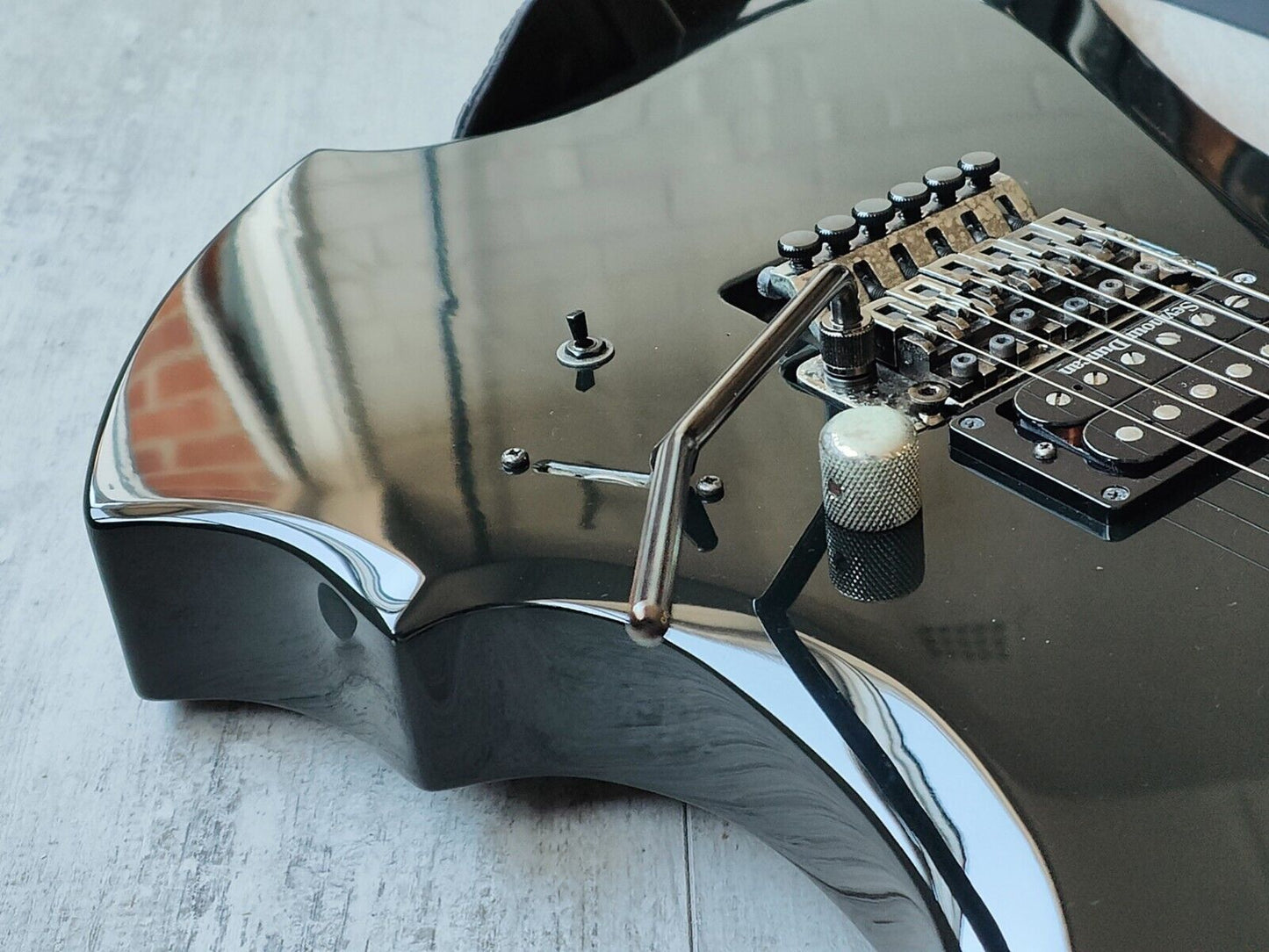 2012 Edwards (by ESP Japan) E-GEKI-TETSU Explorer w/Seymour Duncans (Black)