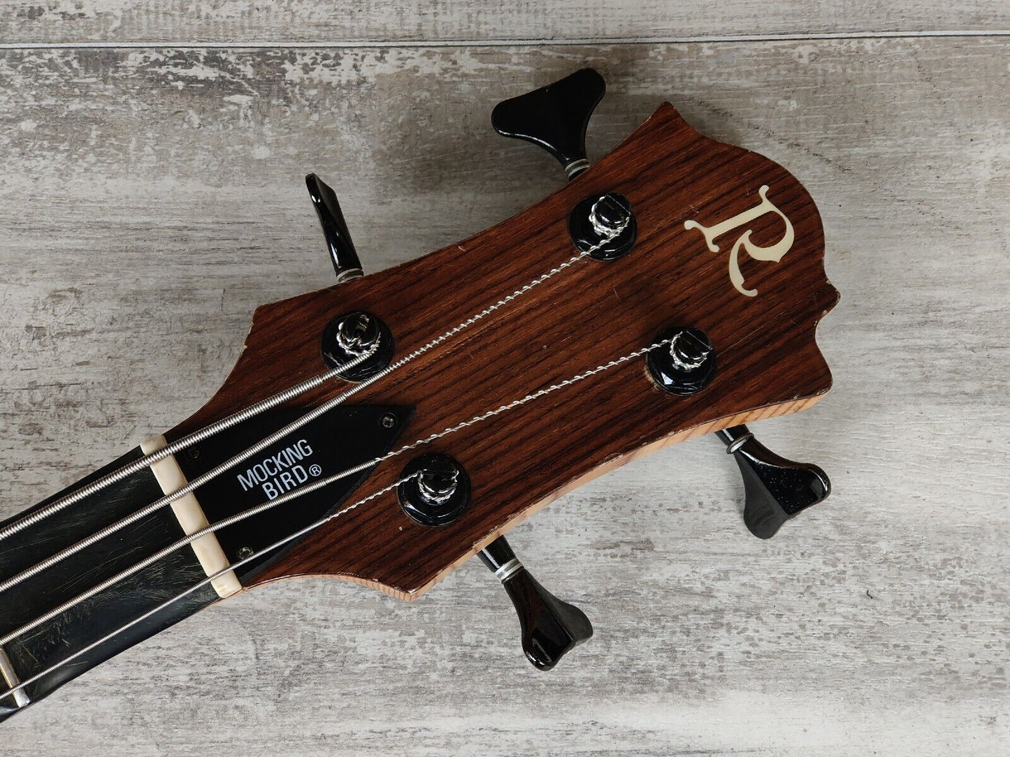 1980's BC Rich Japan NJ Series MB-857 Mockingbird Bass (Black)