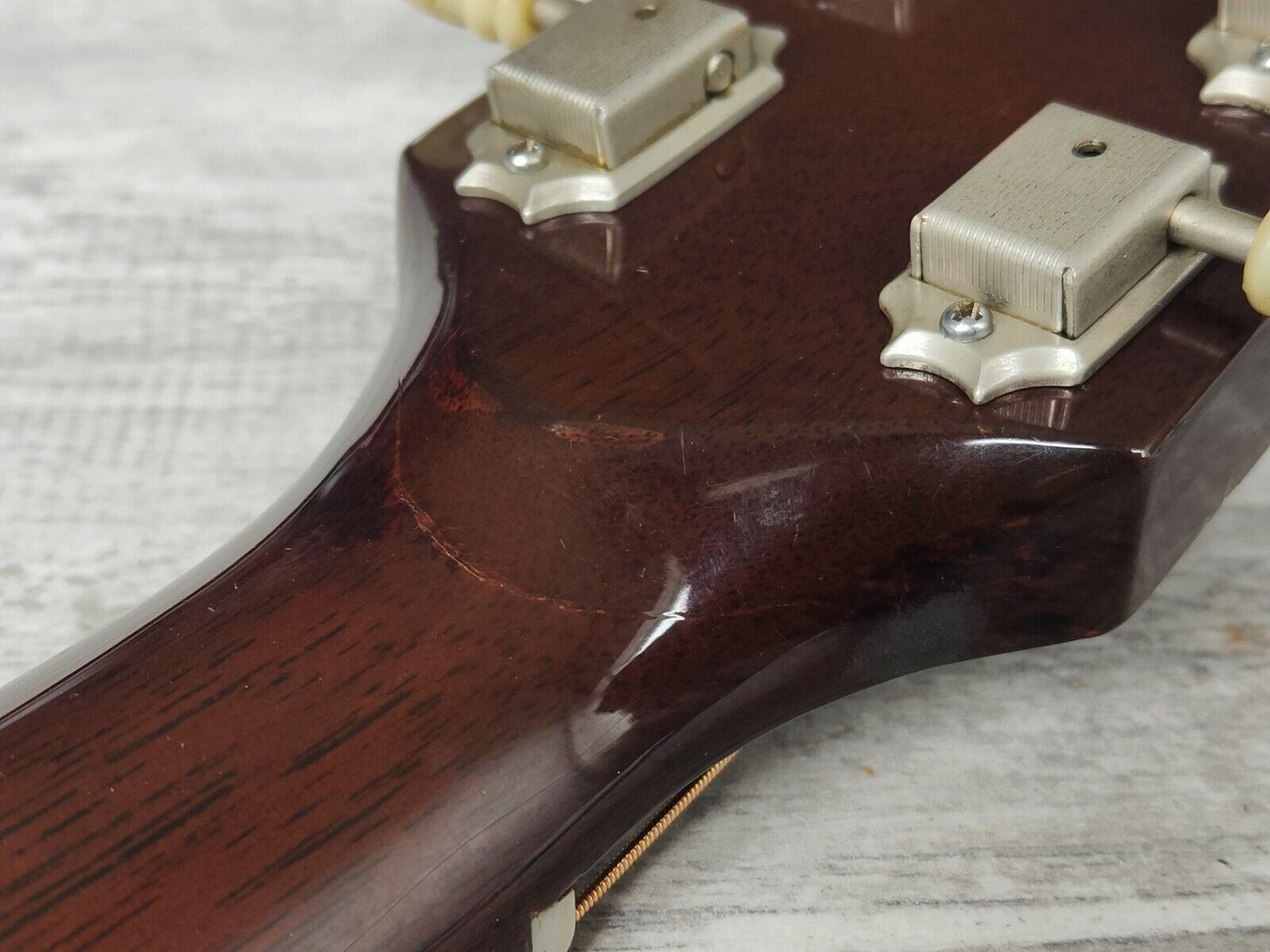 1980 Burny Japan BJ-100 Vintage Acoustic Guitar (Brown Sunburst)