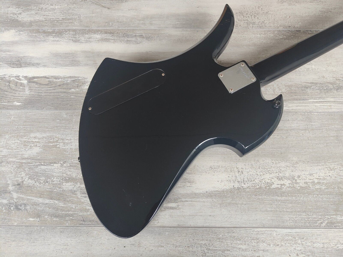 1990 Fernandes Japan MB-65 Mockingbird Bass w/Bartolini's (Black)