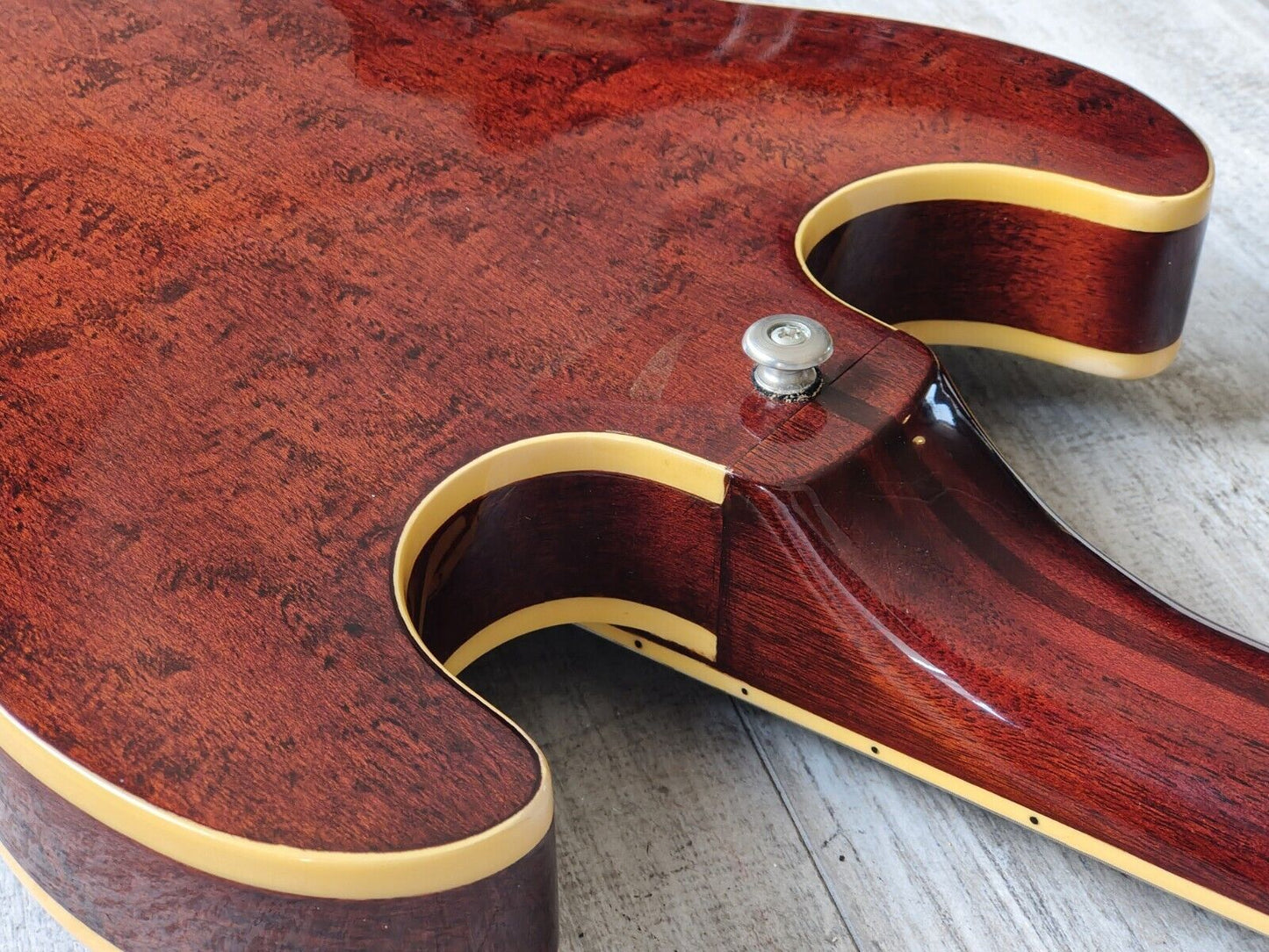 1982 Aria Pro II Japan TA-70 Titan Series Semi Hollowbody (Twilight Red)