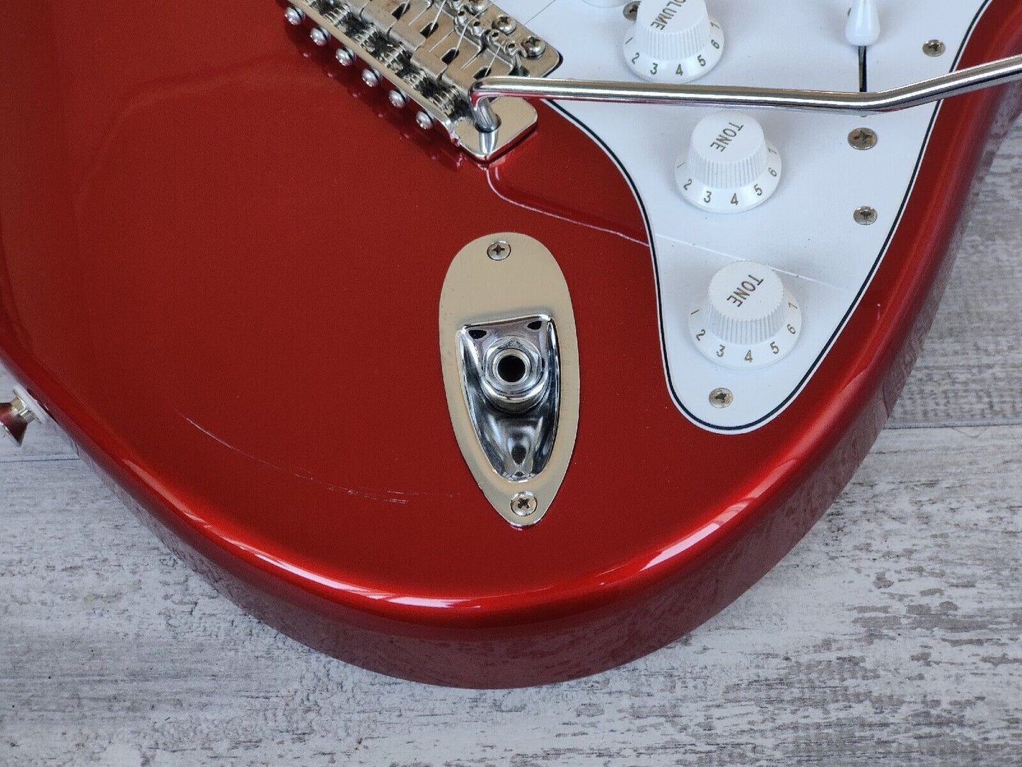 2016 FGN (Fujigen Japan) JST-6R J Standard Stratocaster (Candy Apple Red)