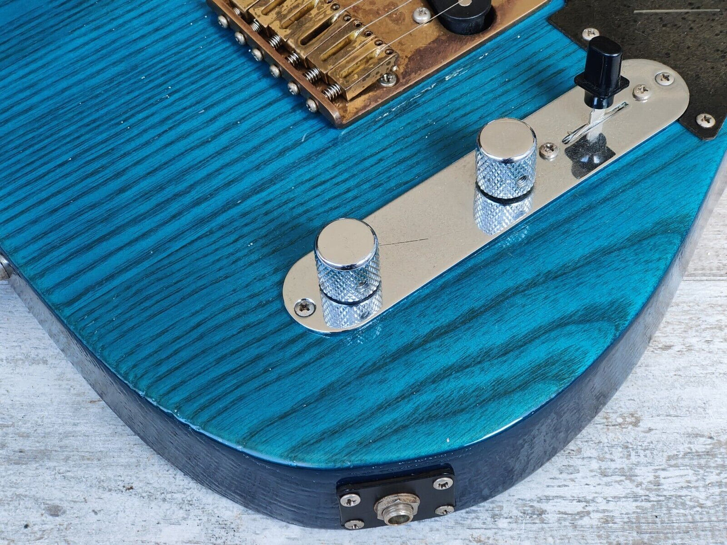 1989 Fender Japan TL67-70SPL Keith Richards Model Telecaster (Refinished Blue)