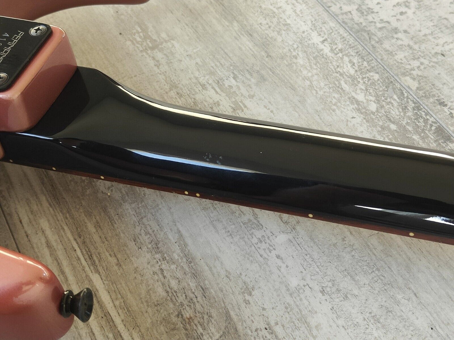 1986 Fernandes Japan FR-55 Revolver HSS Superstrat Stratocaster (Pearl Pink)