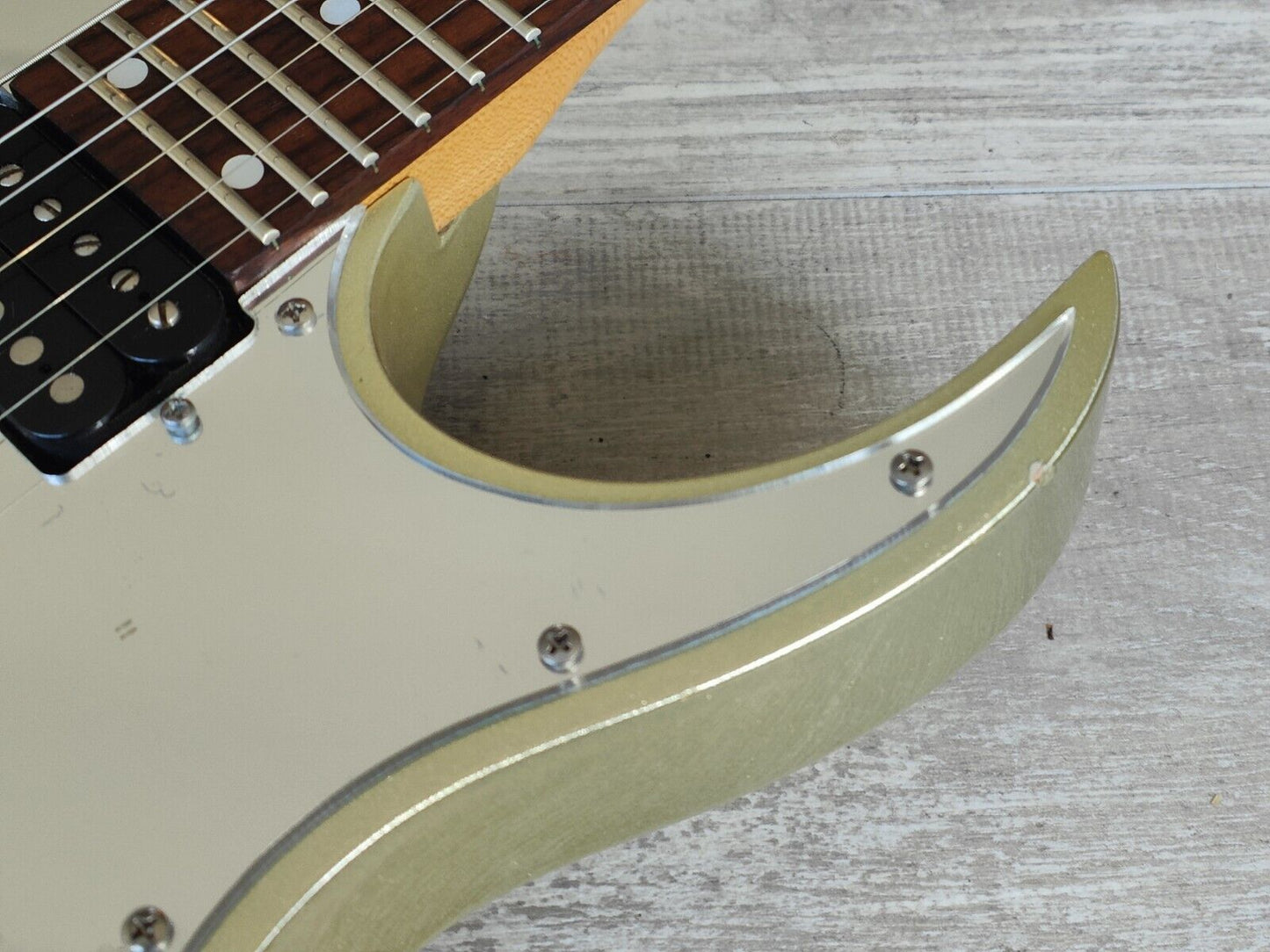 1999 Ibanez Japan RG450AH RG Series HSH Superstrat (Zinc Silver)