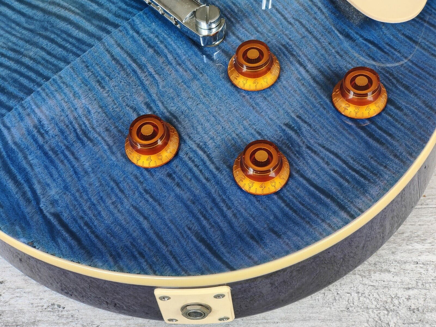 2014 Tokai ALS Series Love Rock Les Paul Standard (Transparent Blue)
