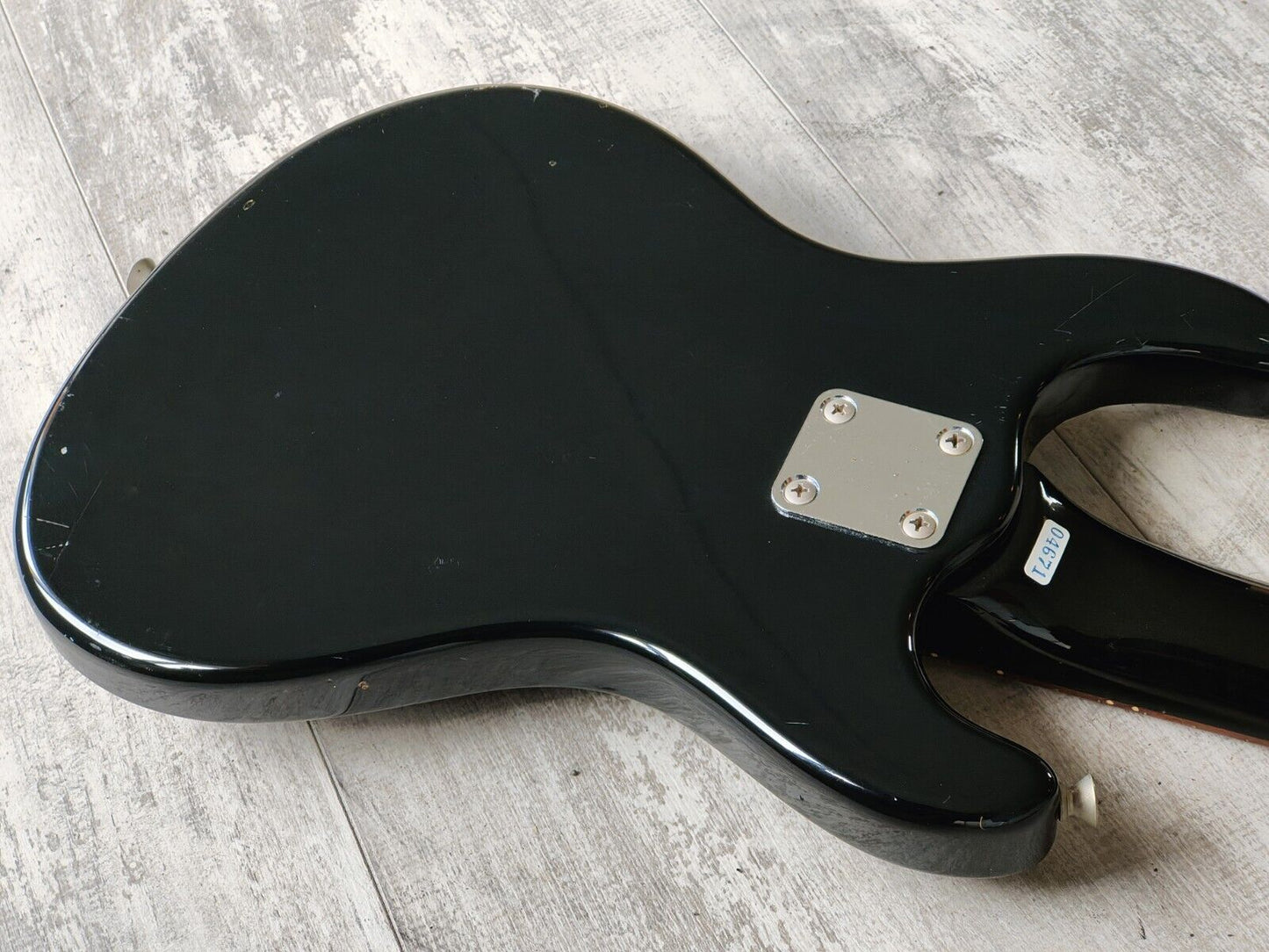 1990's Mini Mosrite Octave Guitar (Black)