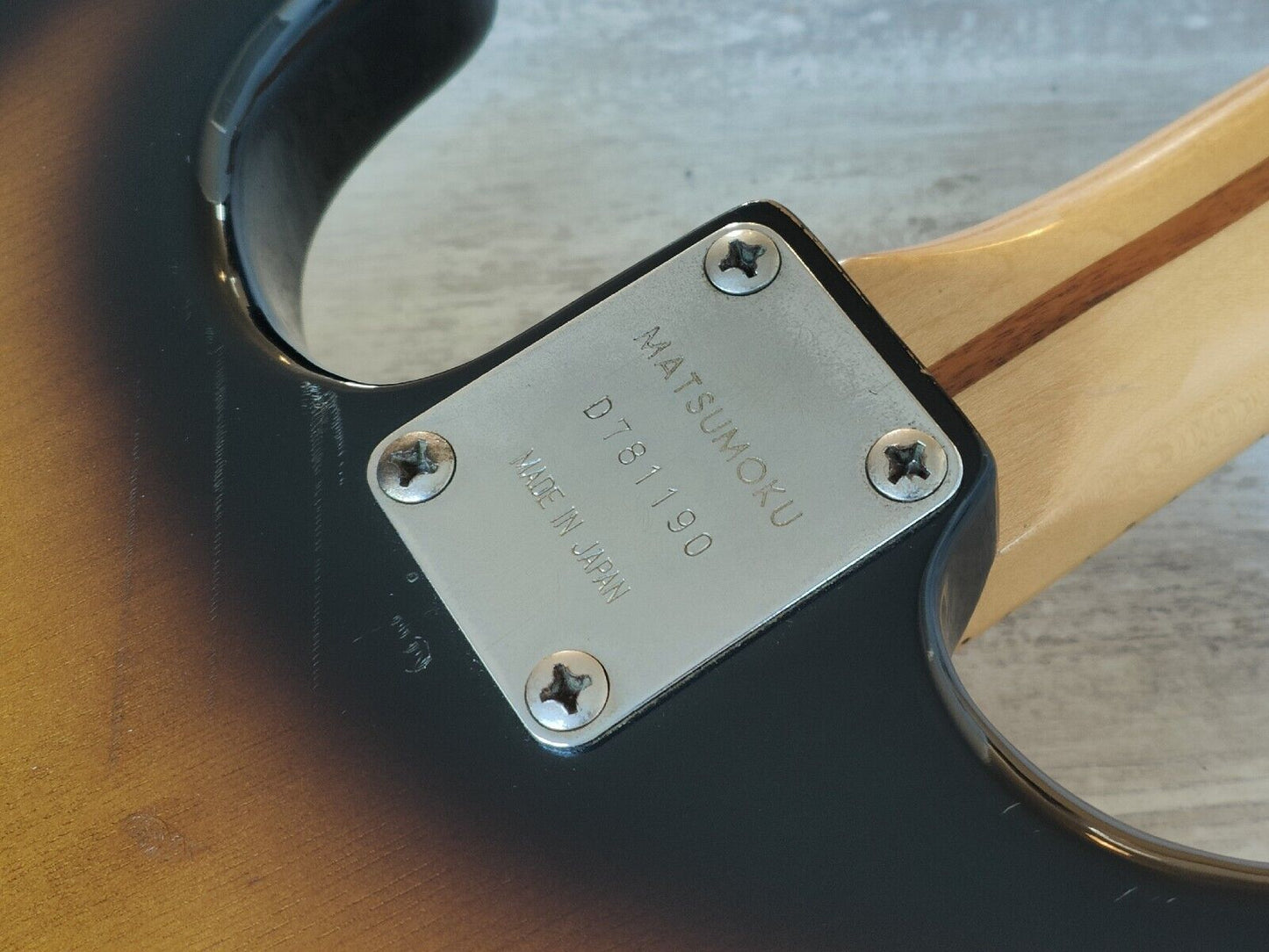 1978 Aria Pro II Japan ST-500 Strikin' Sound Stratocaster (Brown Sunburst)