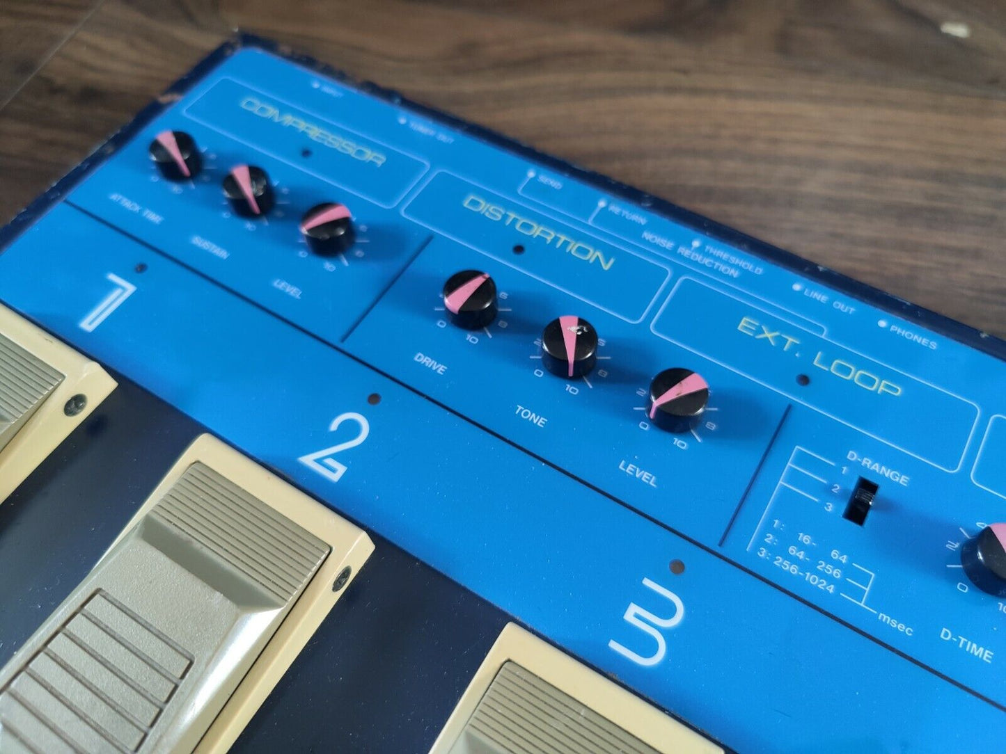 1980's Maxon PUE-5 Vintage Multi FX Effects Pedal