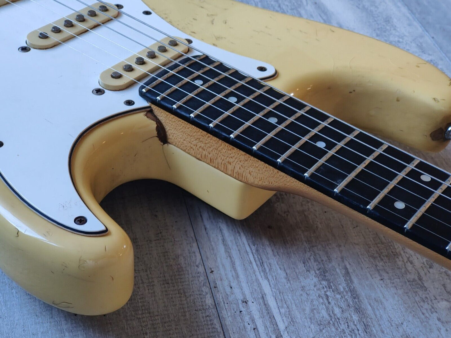 1990 Fernandes Japan FST-100 The Function Stratocaster (White)