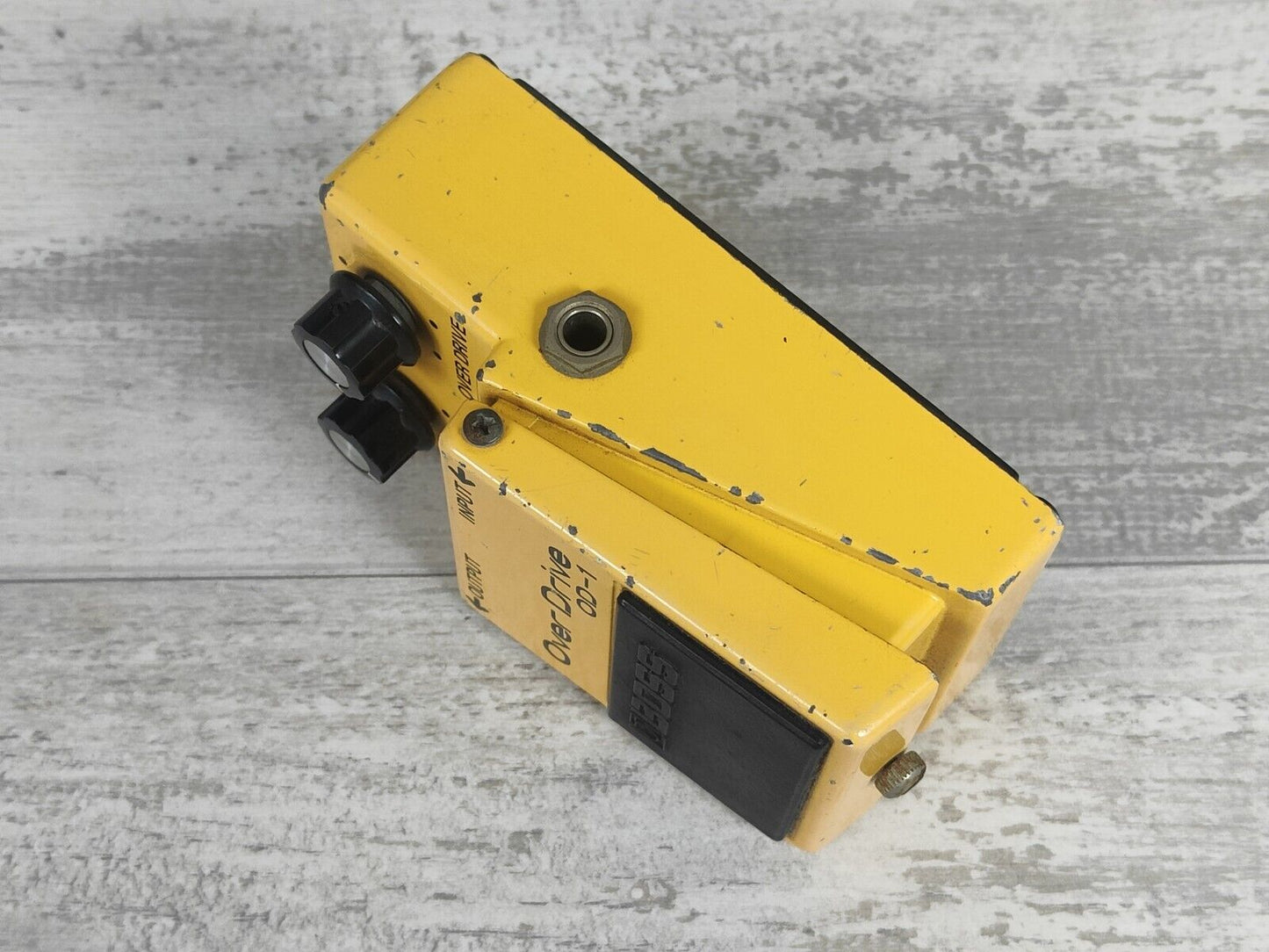 1980 Boss OD-1 Overdrive Japan Vintage Silver Screw Effects Pedal