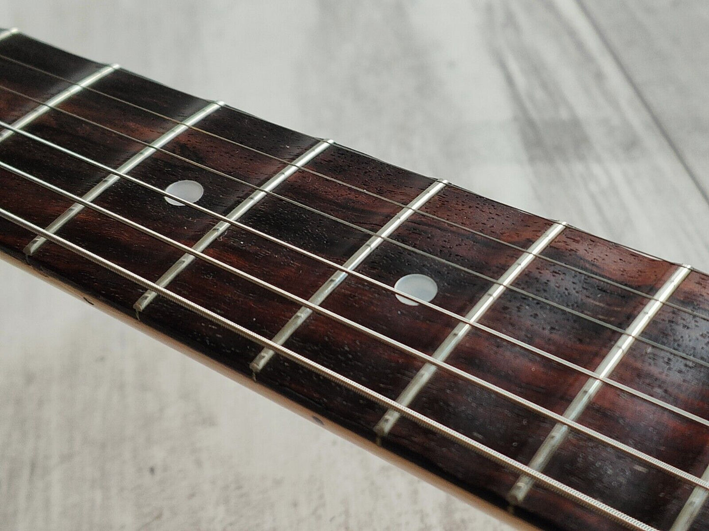 1986 Fender Japan ST72-65 '72 Reissue Blackmore Scalloped Stratocaster (White)