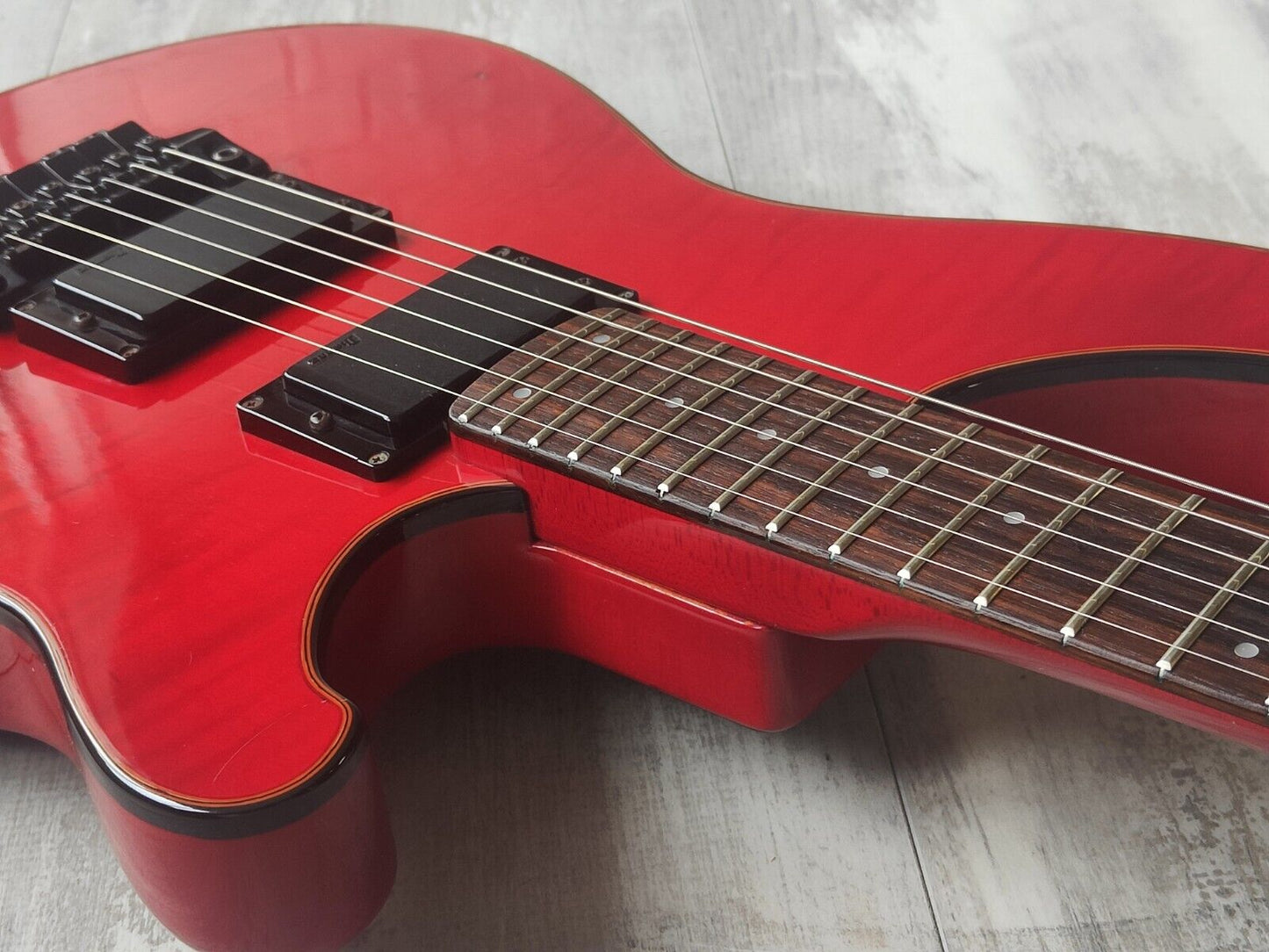 1985 Ibanez Japan RS530TR Roadstar II Vintage Electric Guitar (Transparent Red)