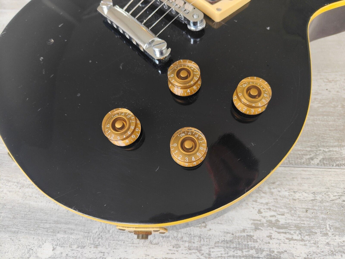 1977 Greco Japan EG-450 Vintage Les Paul Standard (Black)