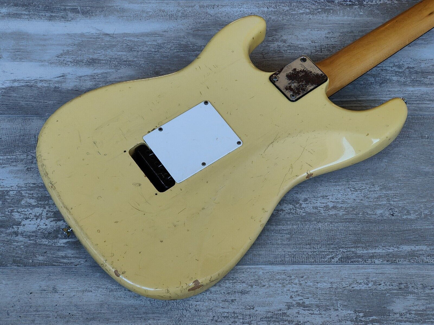 1990 Fernandes Japan FST-100 The Function Stratocaster w/Evans Pickups (White)