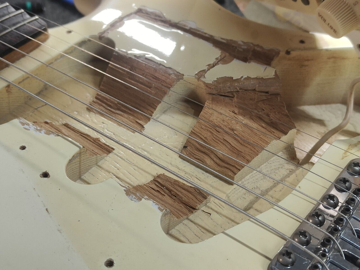 1985 Fender Japan ST72-65 Scalloped Stratocaster (Aged Olympic White)