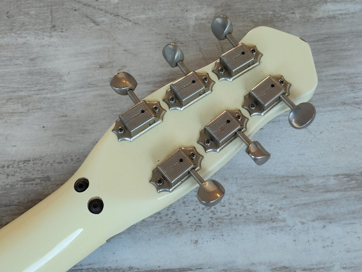 1980's Japanese Random Star Electric Guitar (White)