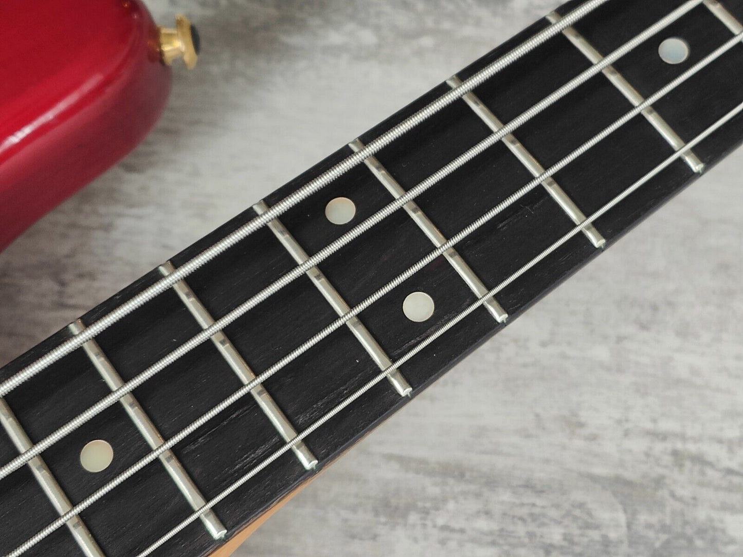 1980's Moon Japan Custom Order Jazz Bass (Transparent Red)