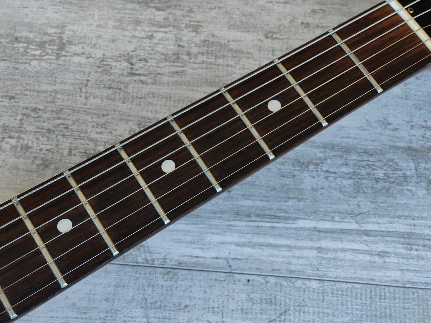 1997 Greco Japan GV-90MH Neckthrough Flying V (Cherry Red)
