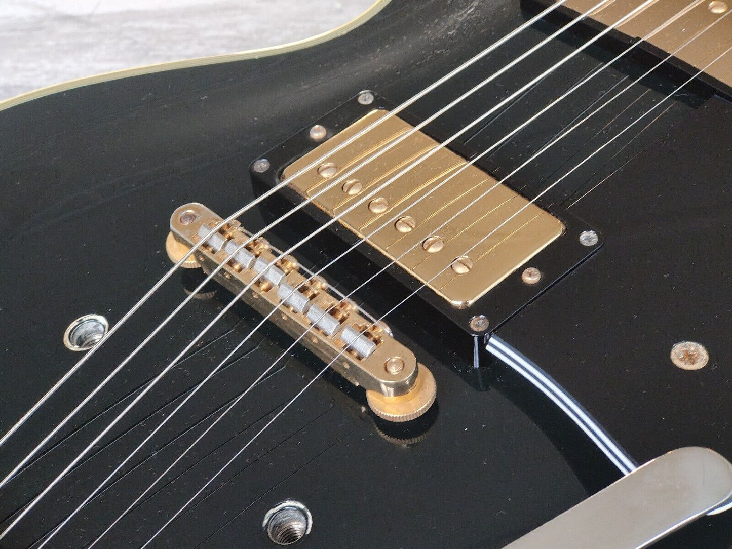 1990 Greco Japan EGC Les Paul Custom w/"Soft V" Neck Profile (Ebony)