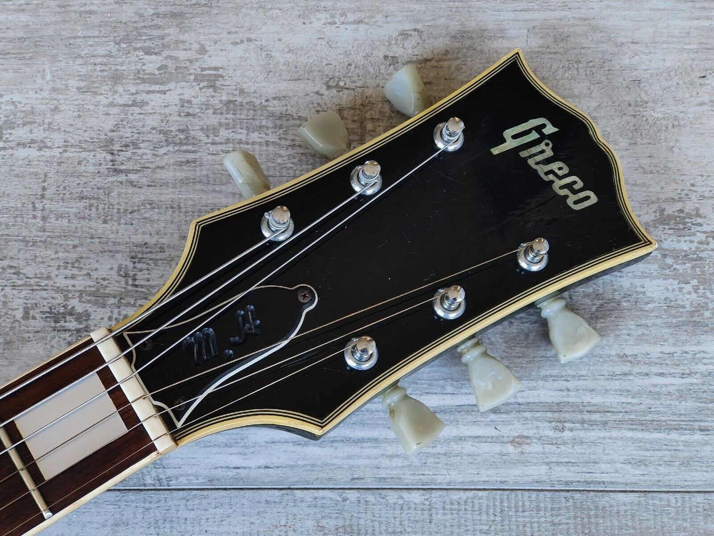 1974 Greco Japan EG-380B Les Paul Custom (Ebony)