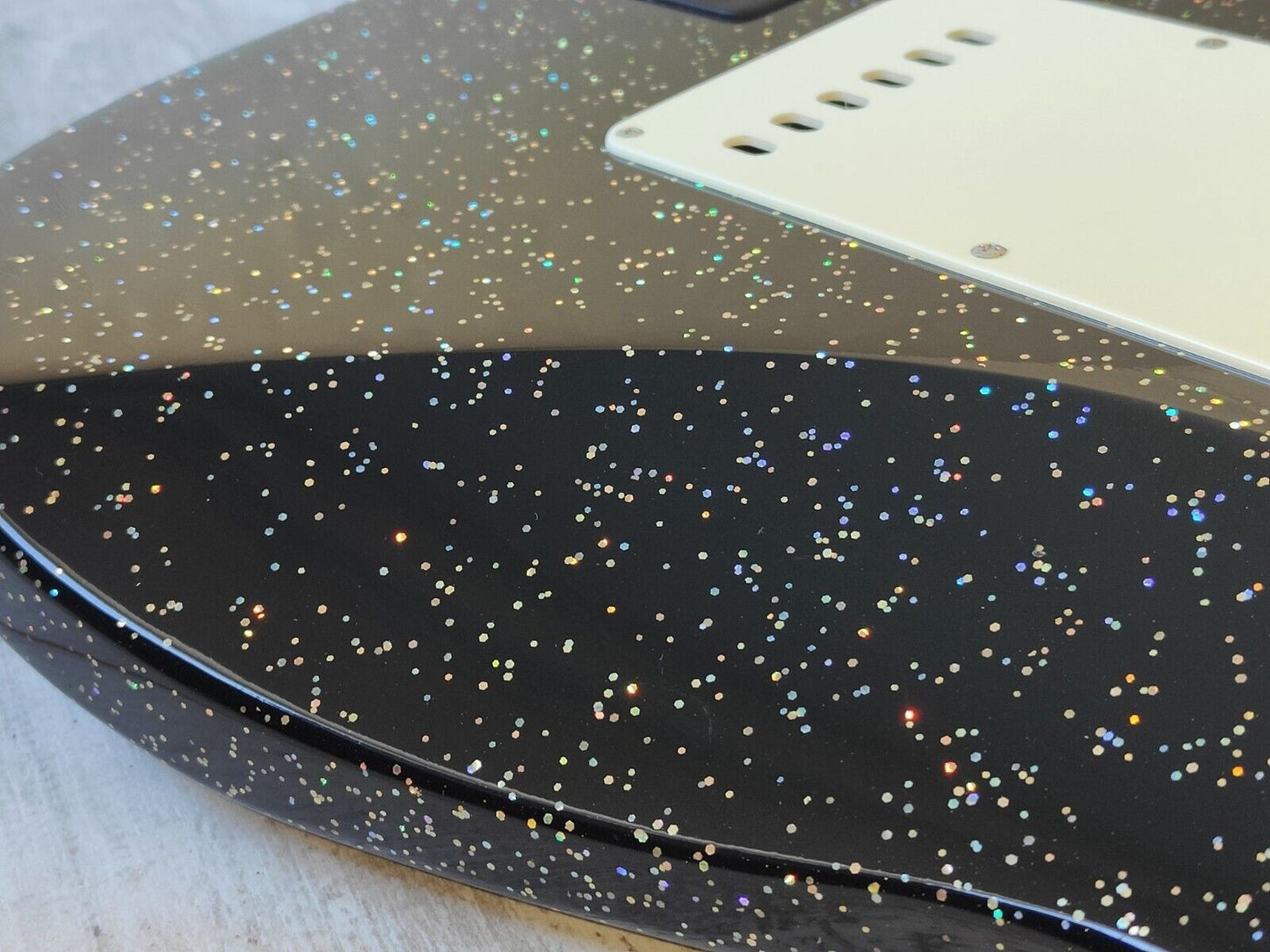 1990's Bill Lawrence Japan BR2M-70 Stratocaster (Black w/Silver Sparkle)