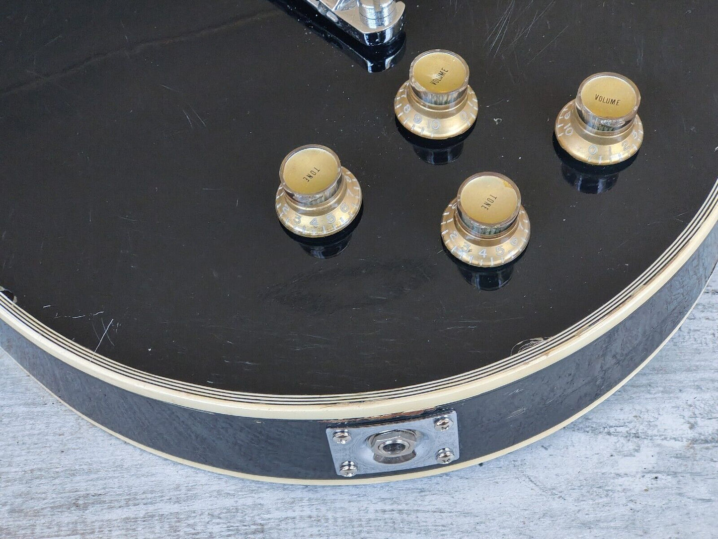 1974 Greco Japan EG-380B Les Paul Custom (Ebony)