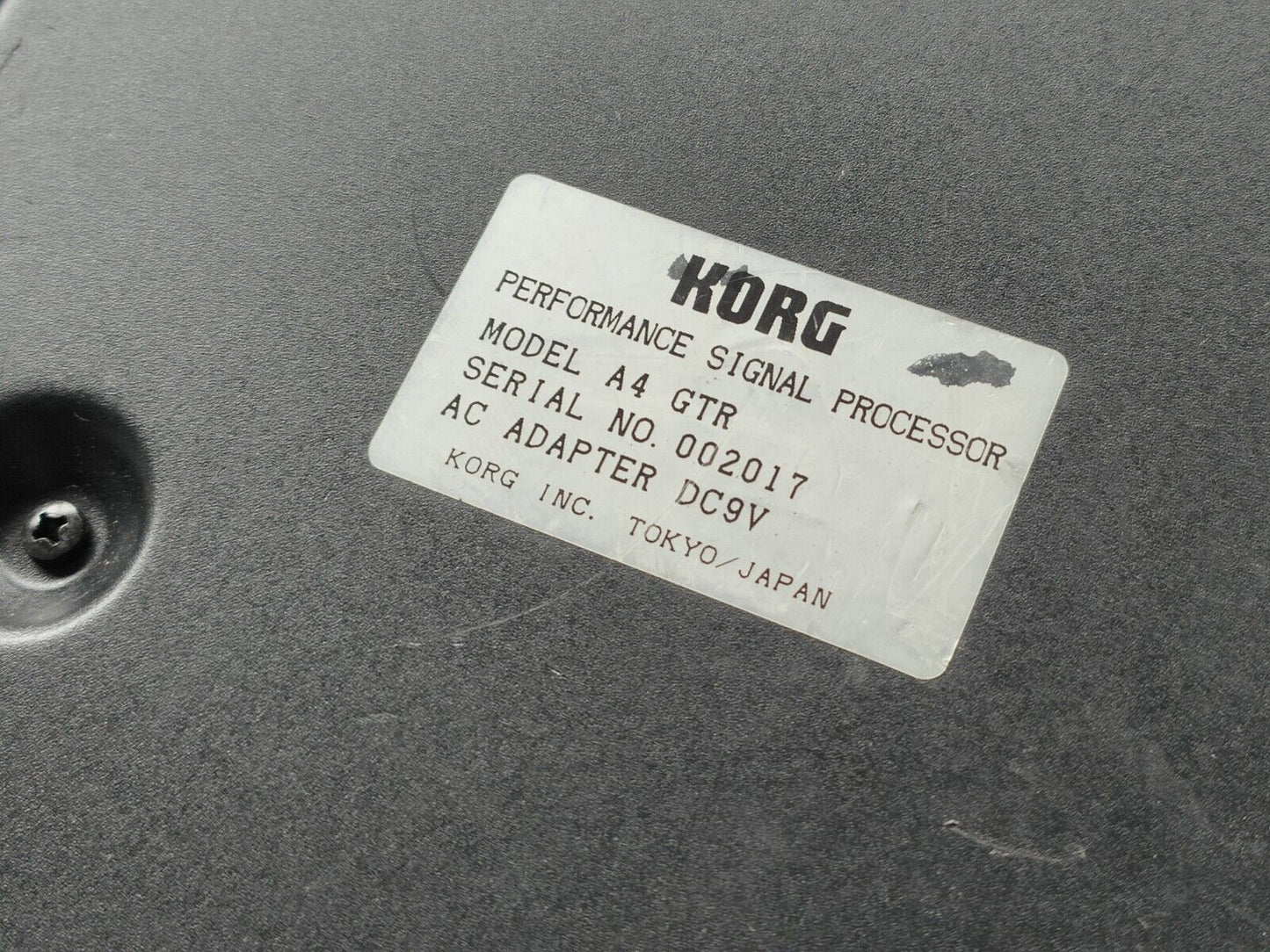 1980's Korg A4 Vintage Multi Effects Pedal
