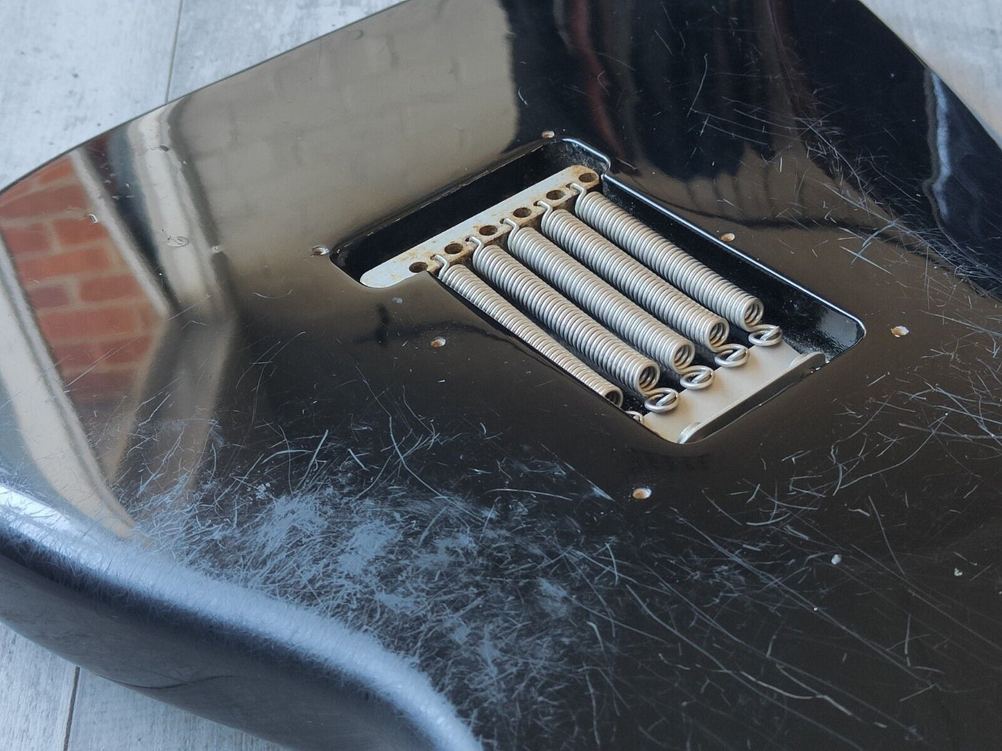 1986 Fender Japan ST72-55 LH Left Handed '72 Reissue Stratocaster (Black)