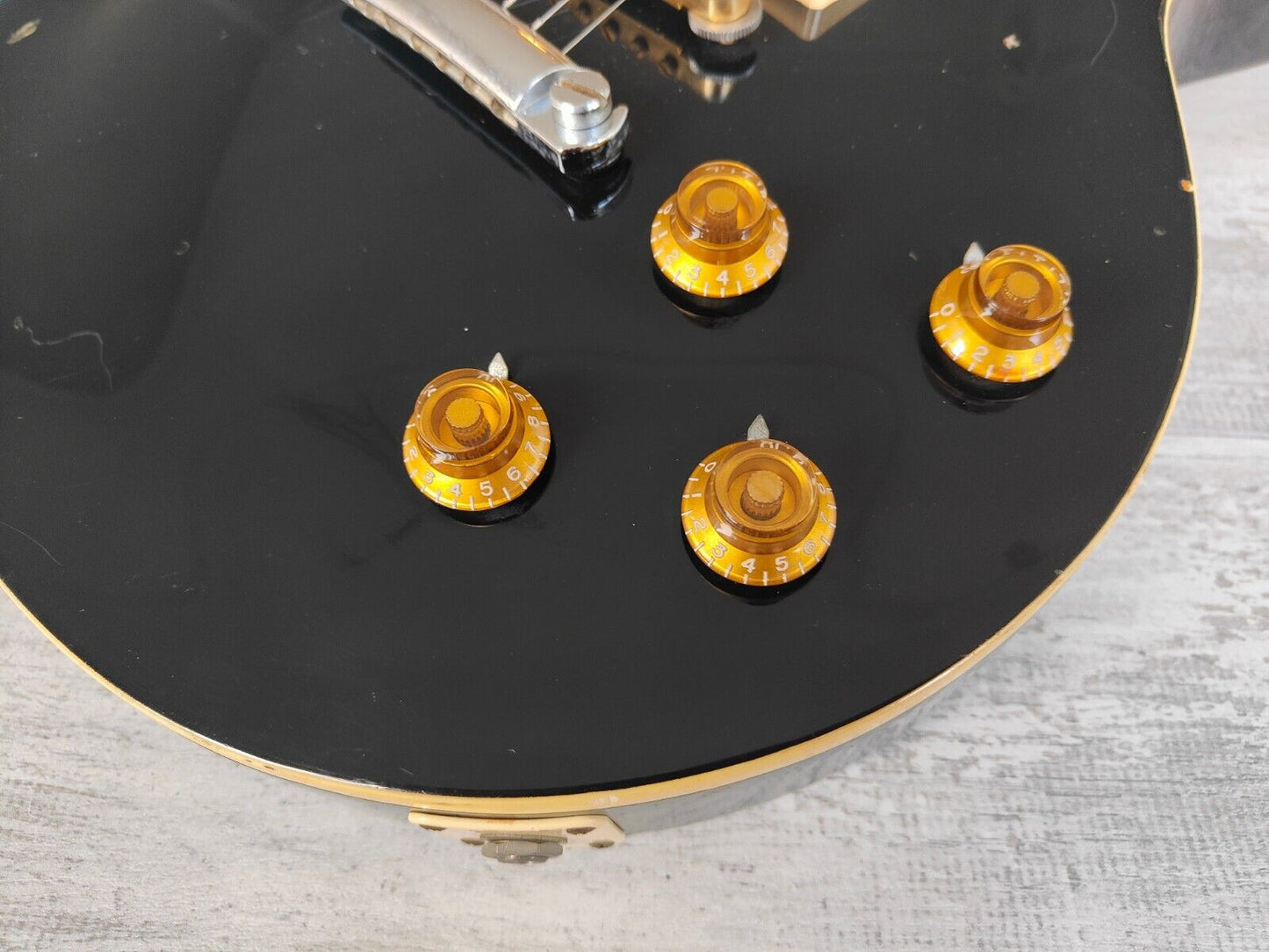 1980 Aria Pro II Japan LS-600 Les Paul Standard (Black)