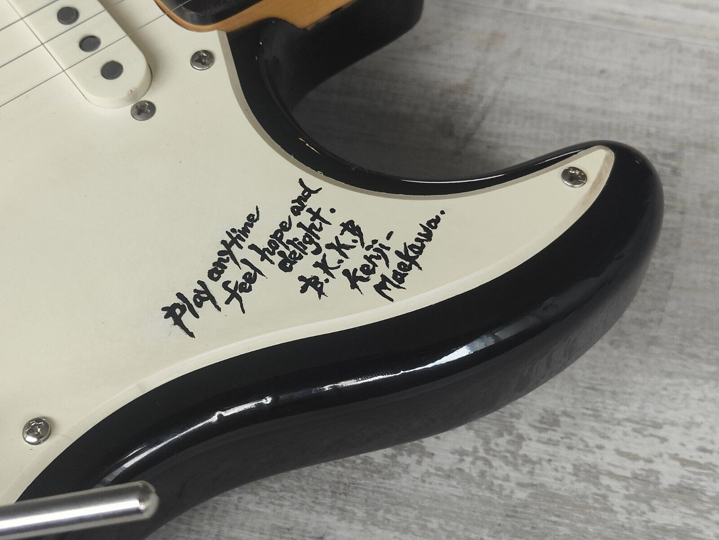 1980's P-Project (by Fernandes) Custom Order Japanese Stratocaster (Black)