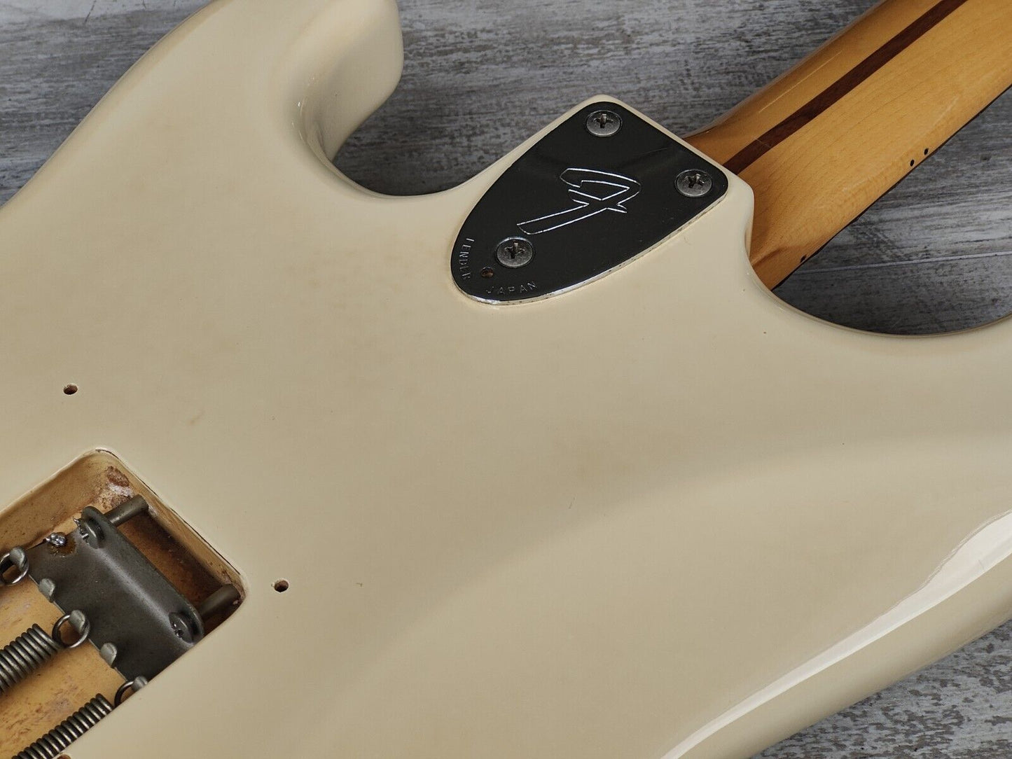 1986 Fender Japan ST72-65 '72 Reissue Blackmore Scalloped Stratocaster (White)