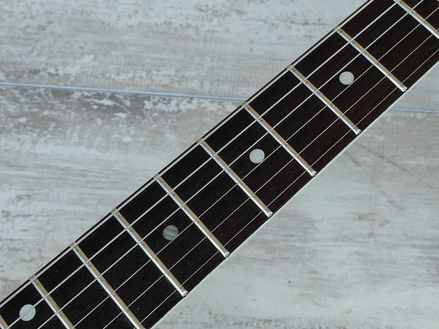 1980's Japanese Random Star Electric Guitar (White)
