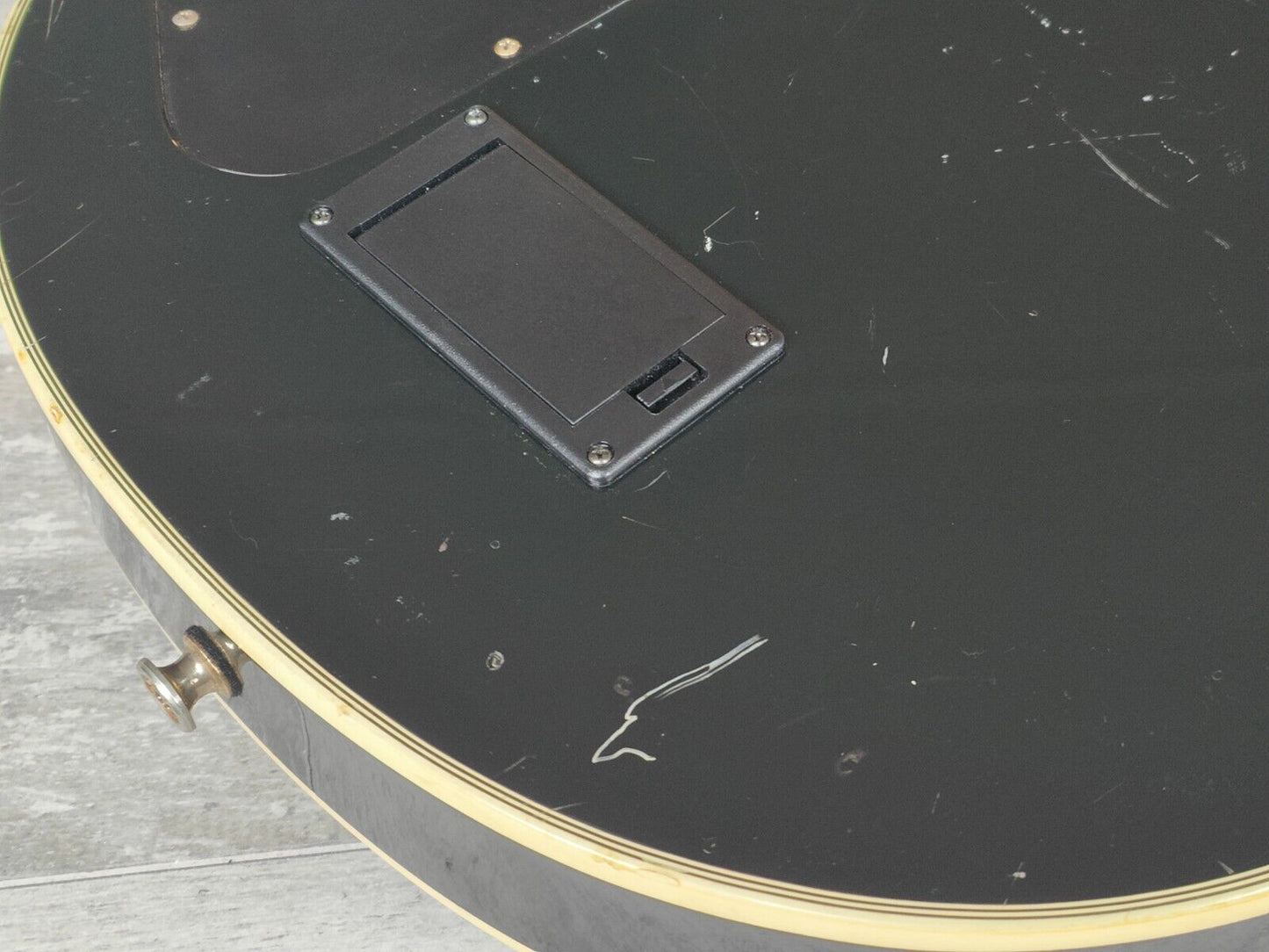 1995 Burny Japan RLC-105S Les Paul Custom "Pata" Model (Ebony)