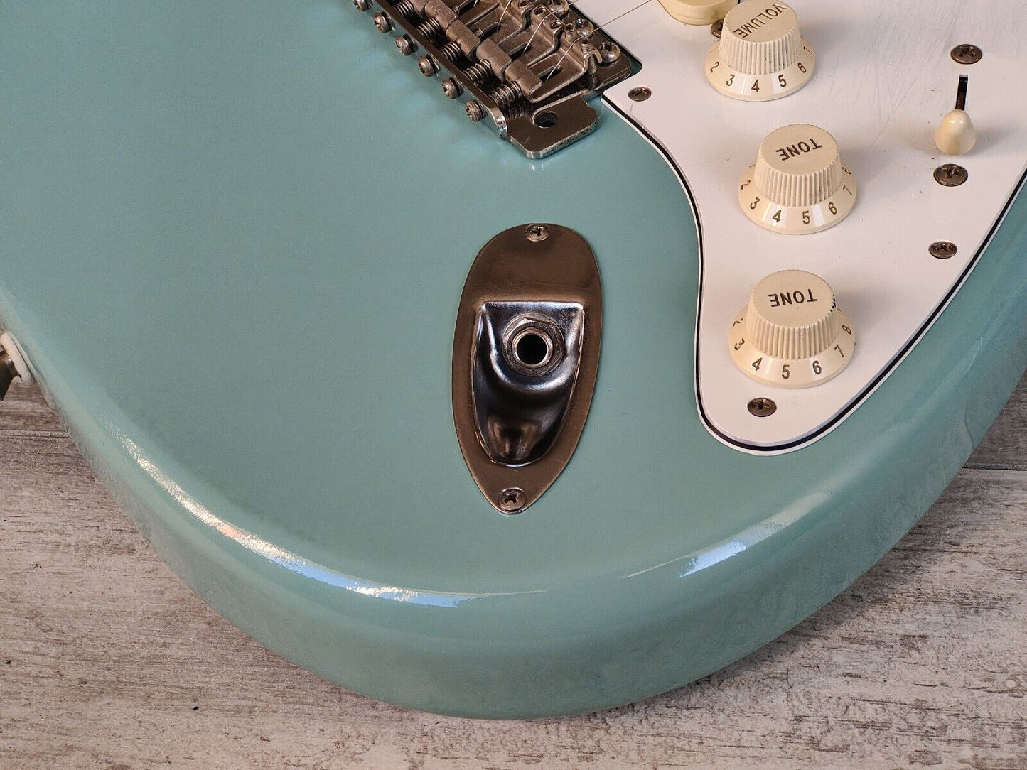 1989 Fender Japan Stratocaster Standard (Refinished Daphne Blue)