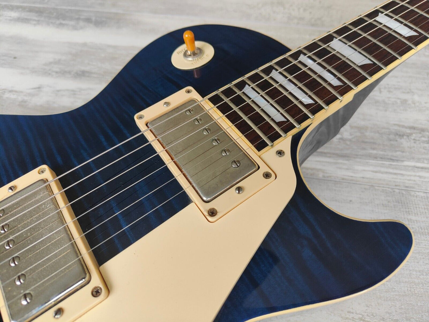 2014 Tokai Japan LS-115F Love Rock Les Paul Standard (Indigo Blue)