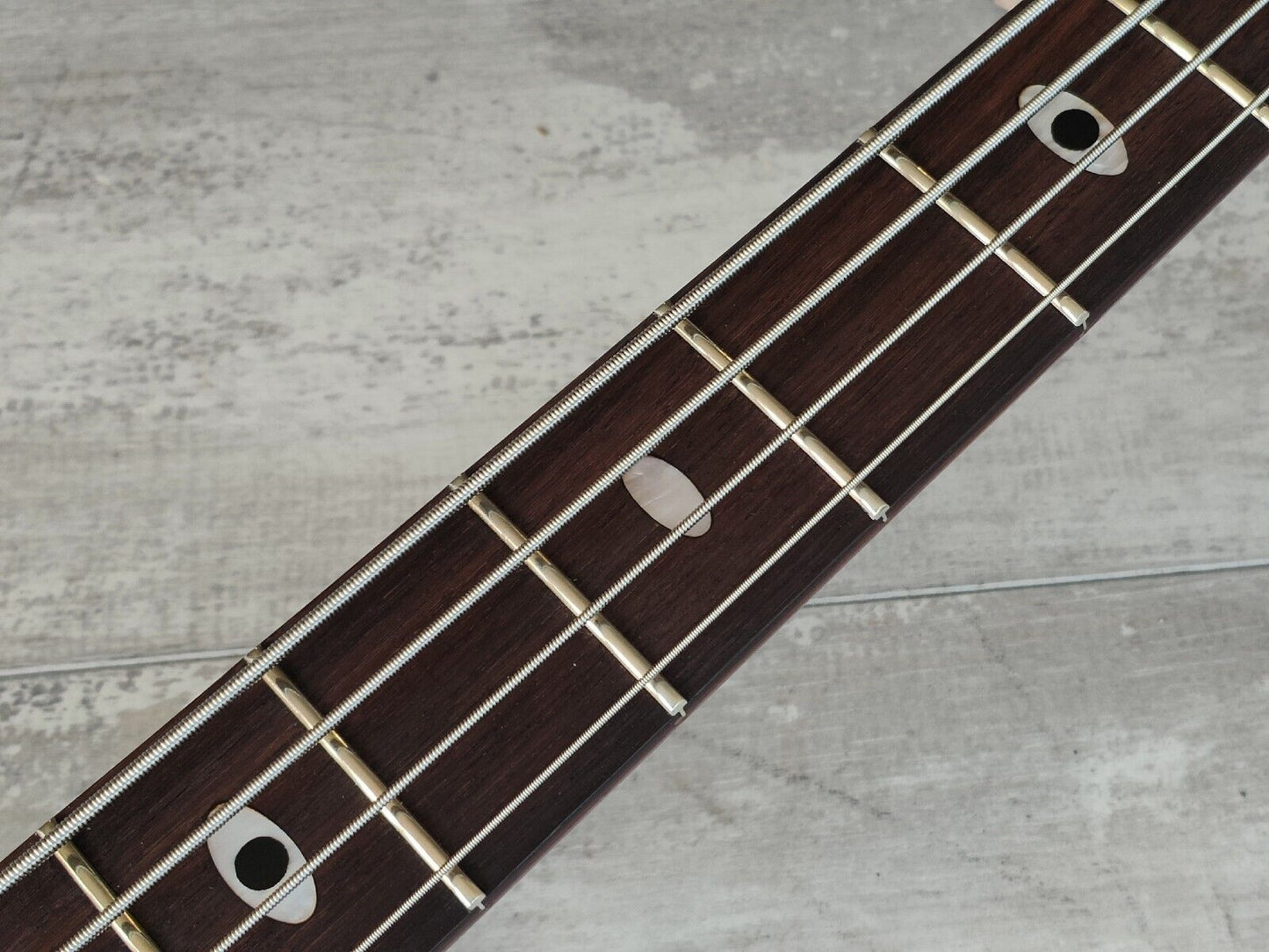 1983 Aria Pro II Japan SB Elite-II Electric Bass (Deep Red Metallic)