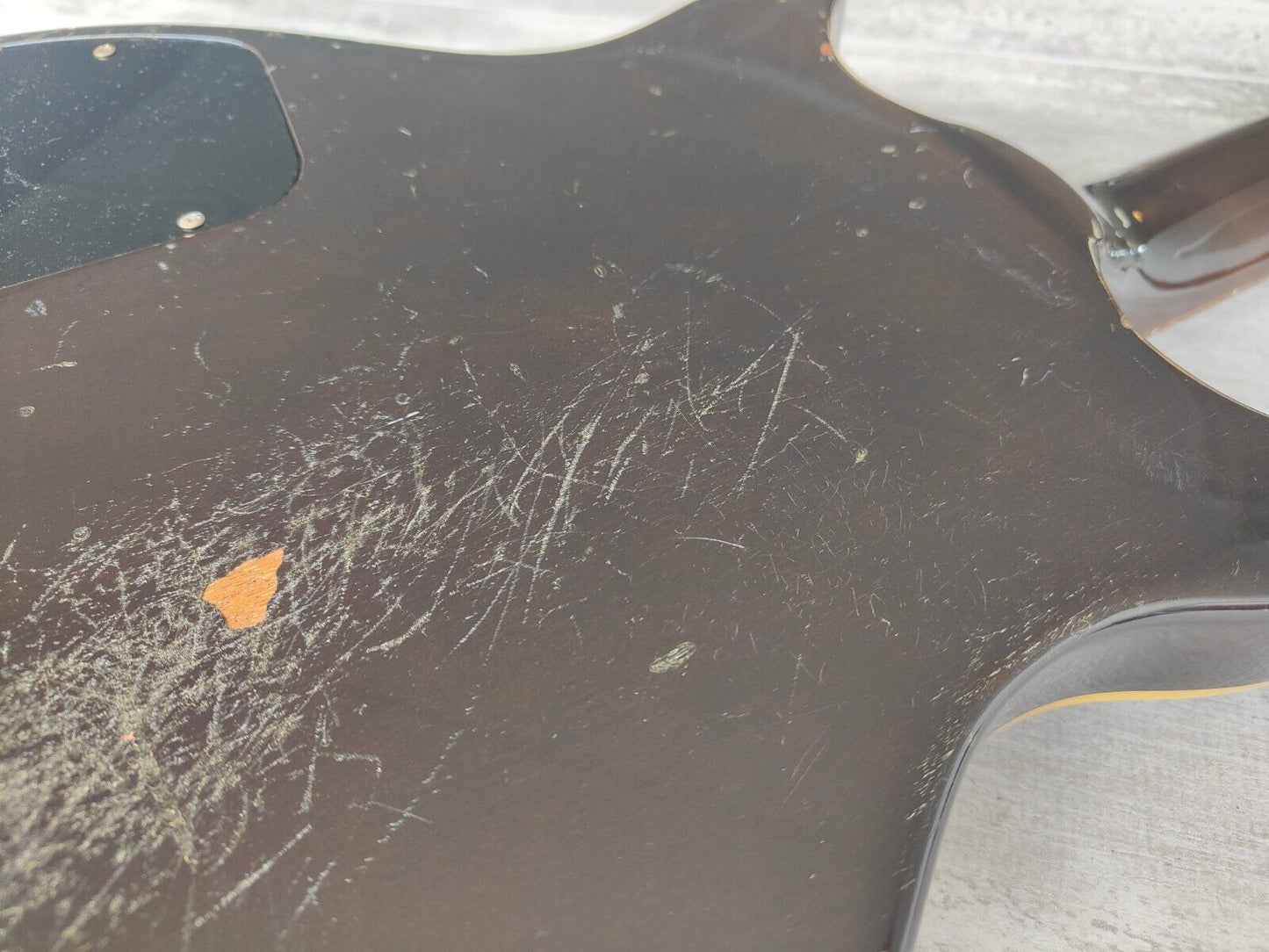 1977 Greco Japan MR-600 "Mick Ralphs" Double Cutaway w/P90's (Brown Sunburst)