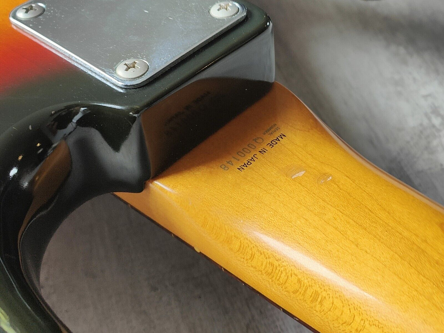 1993 Fender Japan (by Fujigen) JB62-58 '62 Reissue Jazz Bass (Sunburst)