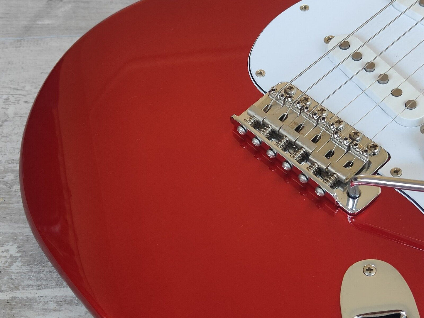 2016 FGN (Fujigen Japan) JST-6R J Standard Stratocaster (Candy Apple Red)