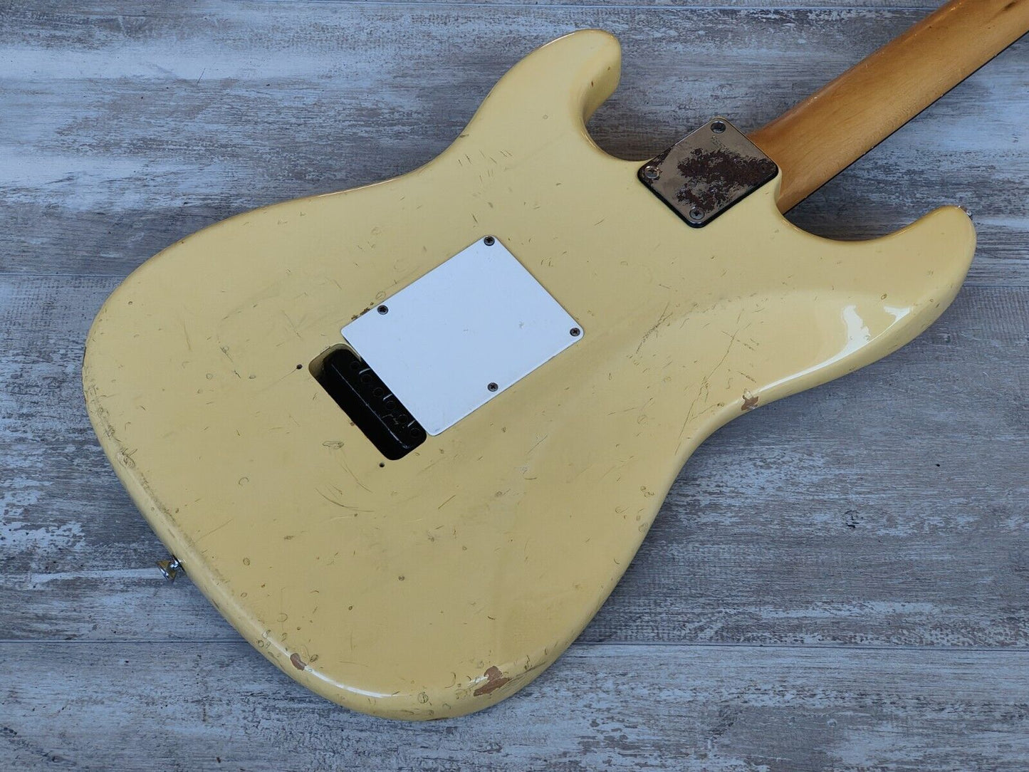 1990 Fernandes Japan FST-100 The Function Stratocaster (White)