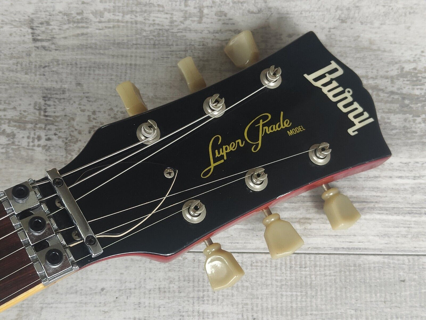 2001 Burny Super Grade Les Paul Standard w/Floyd Rose + Sustainer (Sunburst)