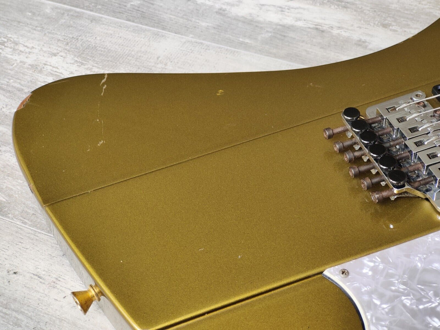 2001 Edwards (by ESP Japan) E-LH-100FB Firebird (Faded Shoreline Gold)