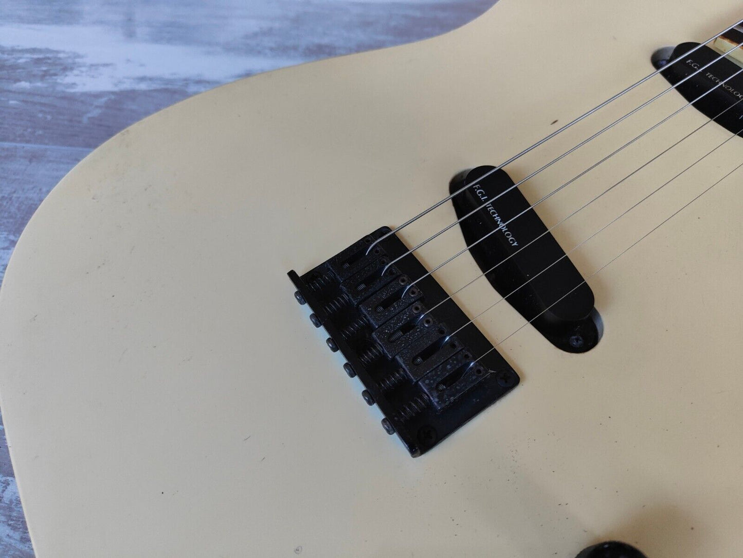 1990 Fernandes Japan TE-75BT Buck Tick Model Telecaster (White)